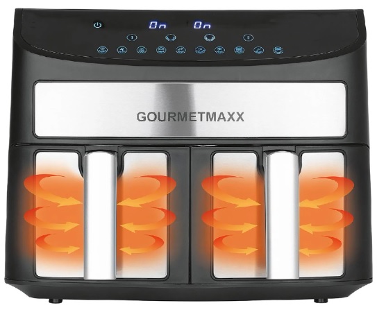 Teplovzdušná fritéza GOURMETmaxx DFE-11339 DUAL 33